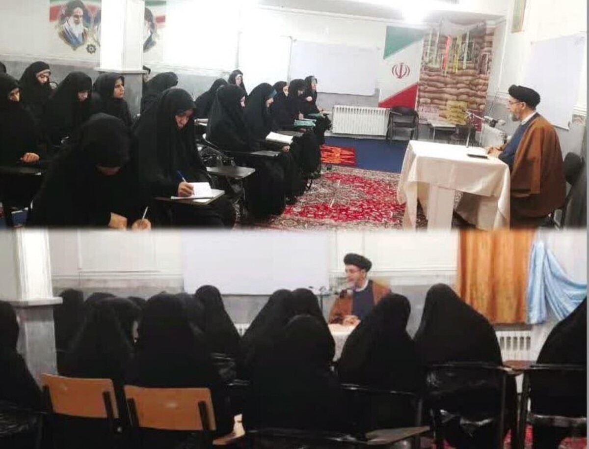 جلسه اخلاق حوزه علمیه زینبیه با محوریت الگو‌ های زن در بهشت