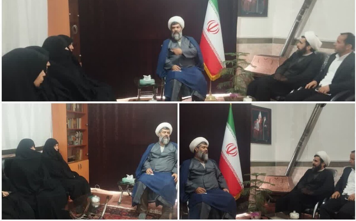 دیدار کادر مدرسه علمیه فاطمه الزهرا مرند با امام جمعه یامچی