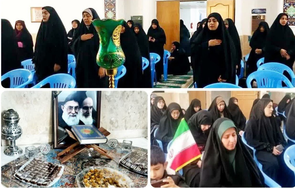 تجدید میثاق طلاب مدرسه تخصصی جامعه النور شیراز با قائد شهید امت