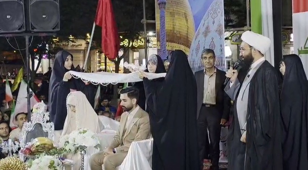 مراسم عقد زوج کاشانی در پنجاهمین شب اجتماعات کاشانی‌ها + فیلم