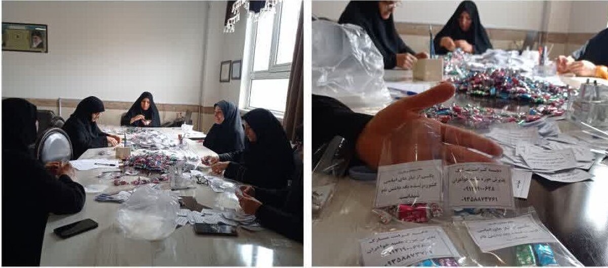 تهیه و بسته‌بندی ۵۰۰ بسته فرهنگی بزرگداشت شهدا توسط حوزه علمیه خواهران مرند+ تصاویر