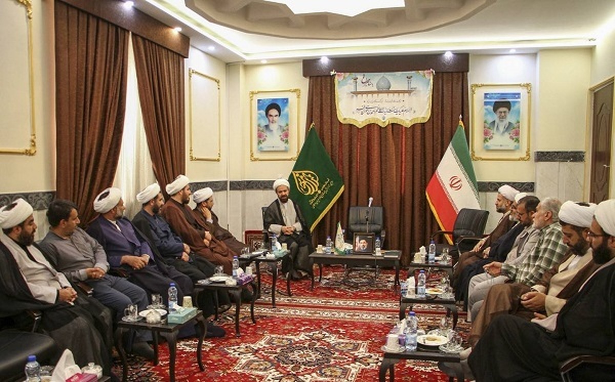 دیدار مسئول نمایندگی ولی فقیه در سپاه فجر فارس با تولیت حرم شاهچراغ