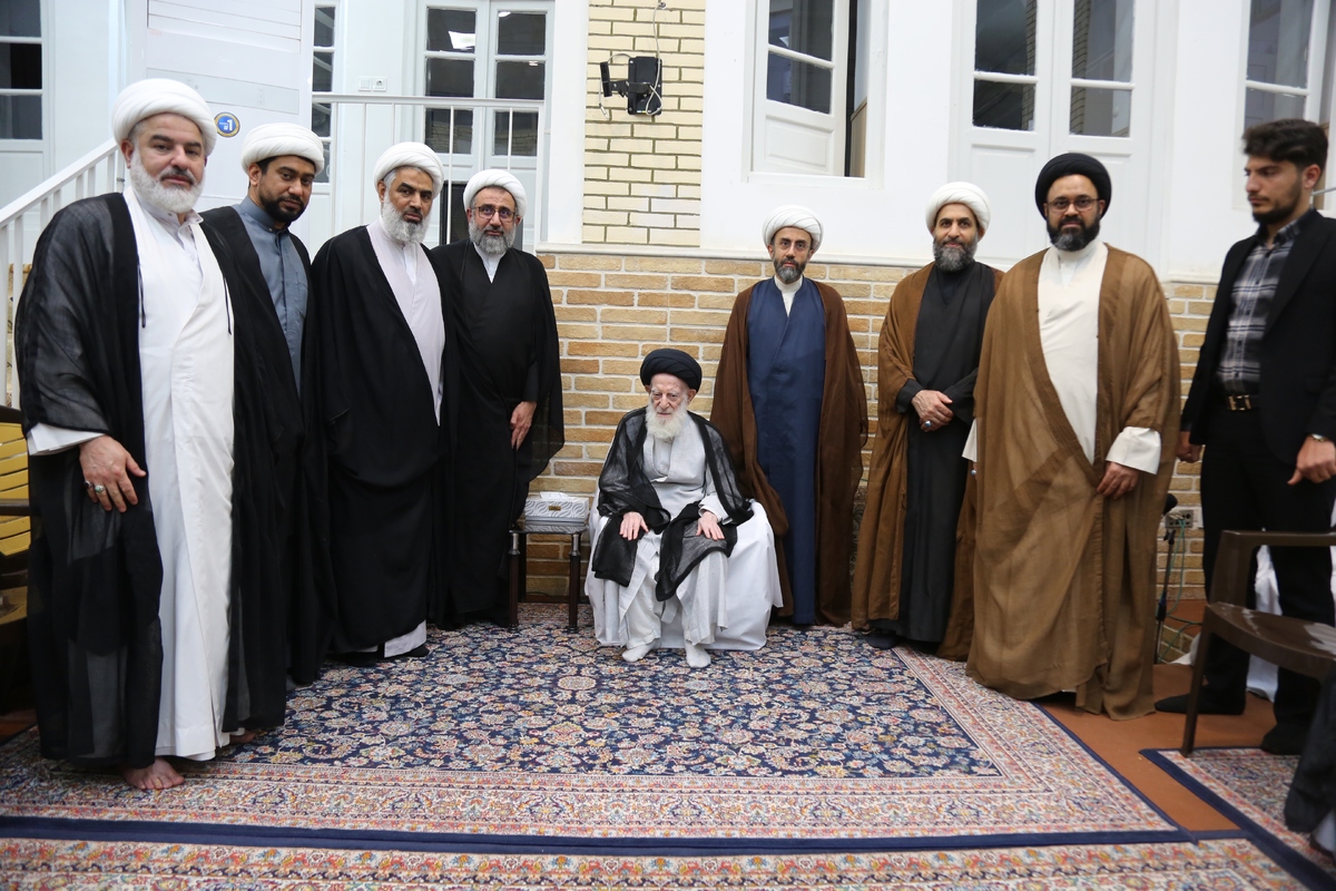 دیدار علمای بحرین با آیت الله شبیری زنجانی