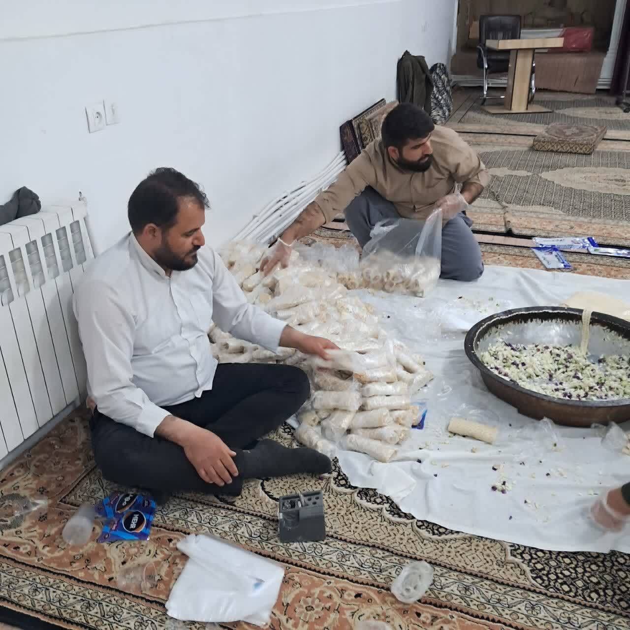 برپایی موکب جهادی من‌القلوب حوزه امام صادق+ تصاویر