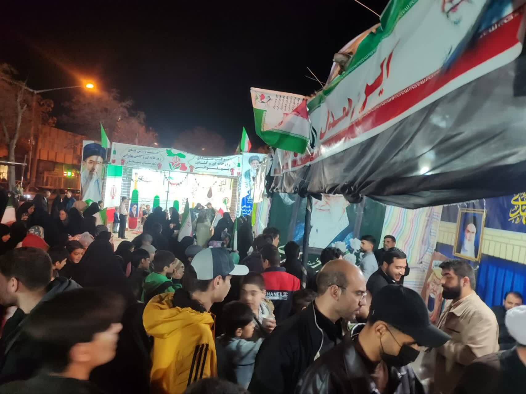 برپایی موکب جهادی من‌القلوب حوزه امام صادق+ تصاویر