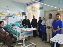 امام جمعه تبریز از بیمارستان امیرالمؤمنین عیادت و بازدید کرد