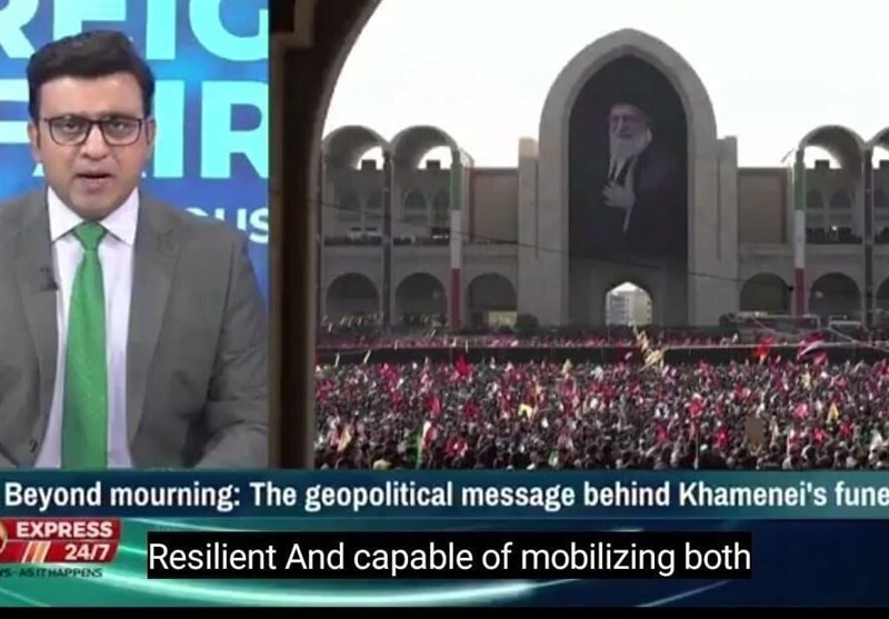 بازتاب مراسم باشکوه تشییع پیکر امام شهید در رسانه‌های جهان
