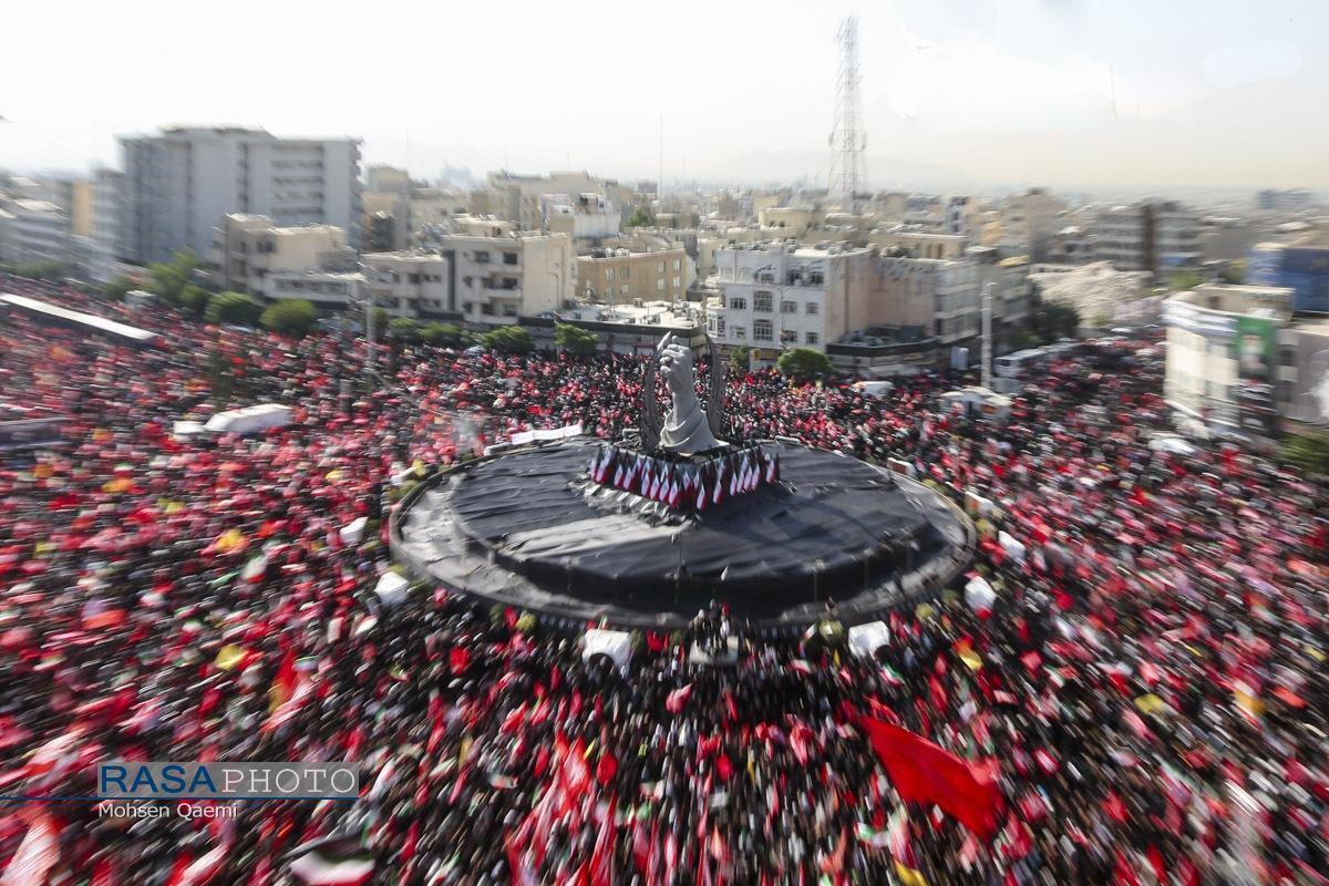 واکنش هنرمندان به مراسم تشییع رهبر انقلاب