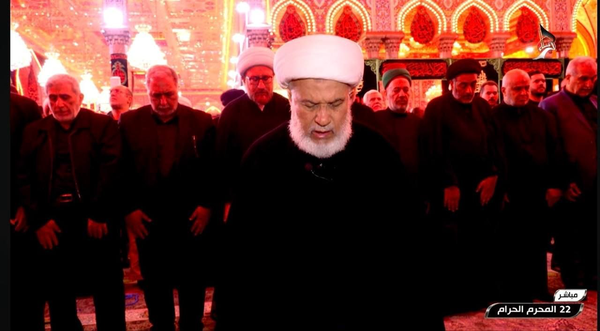 م/ پایان مراسم 7 ساعته تشییع پیکر رهبر شهید انقلاب در کربلا