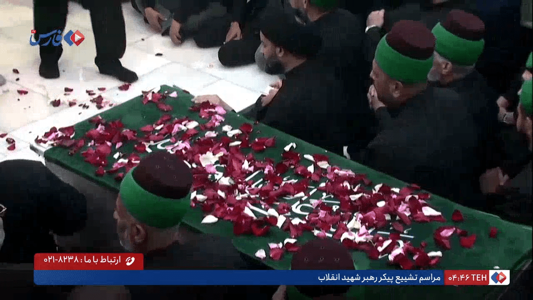 م/ پایان مراسم 7 ساعته تشییع پیکر رهبر شهید انقلاب در کربلا