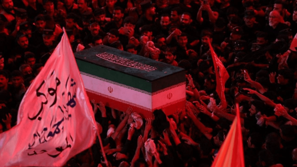 م/ پایان مراسم 7 ساعته تشییع پیکر رهبر شهید انقلاب در کربلا