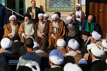 تجمع و راهپیمایی طلاب حوزه علمیه قم در روز بزرگداشت حماسه ۹ دی 