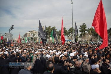 اجتماع عظیم عزاداران فاطمیون در مشهد مقدس