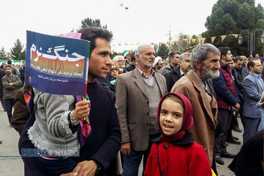 راهپیمایی 22 بهمن در کرمان