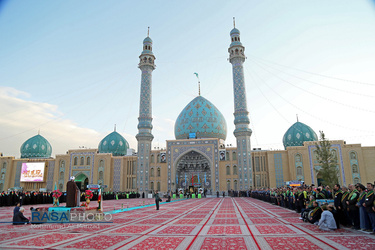 آیین خطبه خوانی خادمان مسجد مقدس جمکران