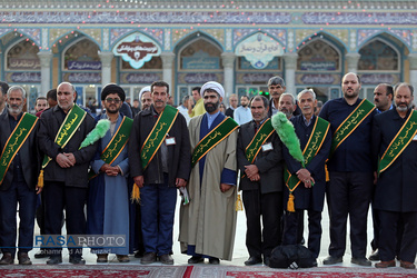 آیین خطبه خوانی خادمان مسجد مقدس جمکران