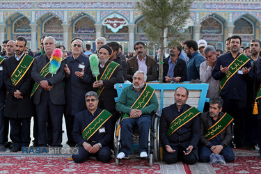 آیین خطبه خوانی خادمان مسجد مقدس جمکران