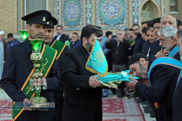 آیین خطبه خوانی خادمان مسجد مقدس جمکران