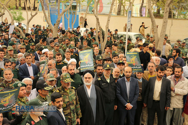 راهپیمایی نمازگزاران جمعه اصفهان در حمایت از سپاه