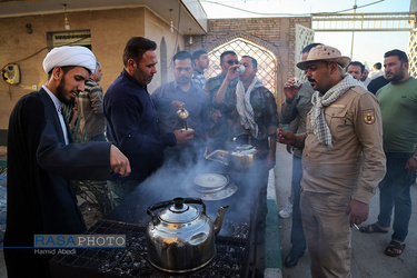 امداد رسانی مجاهدان عراقی حرکت النجباء عراق به مناطق سیل زده خوزستان