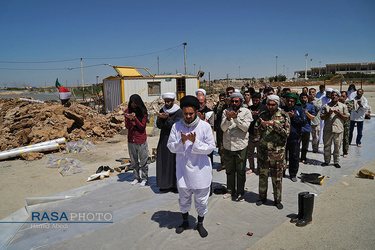 امداد رسانی مجاهدان عراقی حرکت النجباء عراق به مناطق سیل زده خوزستان