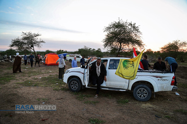 امداد رسانی مجاهدان عراقی حرکت النجباء عراق به مناطق سیل زده خوزستان