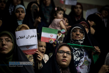 تجمع بزرگ دختران انقلاب در ورزشگاه شهید شیرودی