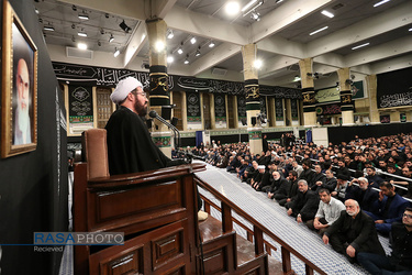 دومین شب مراسم عزاداری حضرت اباعبدالله الحسین (علیه‌السلام) با حضور رهبر انقلاب