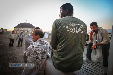 پانزدهمین اردوی گروه جهادی طلاب امام موسی صدر در منطقه سیل زده آق قلا