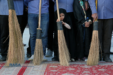 آیین خطبه خوانی خادمان مسجد مقدس جمکران