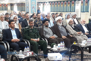 آیین افتتاح کتابخانه امام رضا در مرکز فرهنگی امام حسین (ع) اهواز