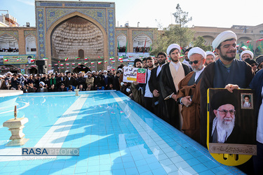 تجمع طلاب و راهپیمایی یوم الله ۹ دی در قم