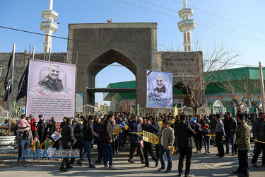 راهپیمایی مردم بجنورد در محکومیت شهادت سپهبد قاسم سلیمانی‎‎