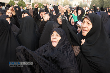 راهپیمایی نماز گزاران تهران در محکومیت به شهادت رساندن سردار حاج قاسم سلیمانی