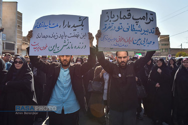 راهپیمایی نمازگزاران شیراز در حمایت از عزت و اقتدار نظام اسلامی