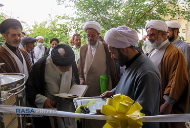 افتتاح نیروگاه خورشیدی ۴۰ کیلو واتی در حوزه علمیه دامغان