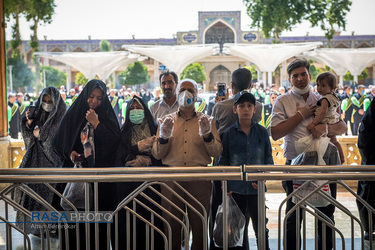 مراسم شکرانه بازگشایی حرم مطهر احمد بن موسی (ع) در شیراز‎
