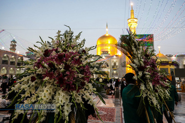 حرم مطهر حضرت امام علی بن موسی الرضا (علیه السلام) در شب میلاد