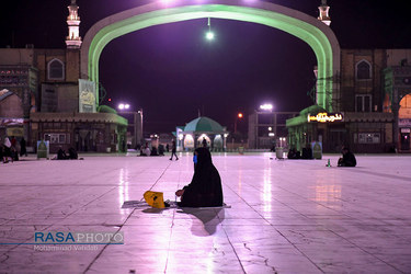 عزاداری شب شهادت حضرت امام جواد الائمه (ع) در مسجد مقدس جمکران