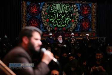 مراسم عزاداری دهه سوم ماه سفر در حسینیه آیت الله شاهرودی در مشهد