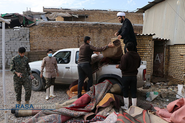 امدادرسانی گروه‌های جهادی به مناطق آسیب‌ دیده از سیل اهواز