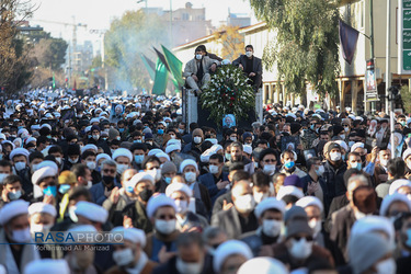 مراسم وداع و تشییع پیکر عمار انقلاب علامه مصباح یزدی در قم