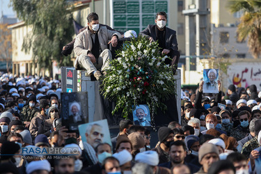 مراسم وداع و تشییع پیکر عمار انقلاب علامه مصباح یزدی در قم