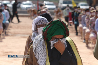 تشییع شهید ۱۷ ساله گمنام دفاع مقدس در مرزبانی خوزستان