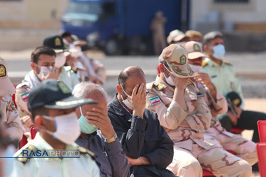 تشییع شهید ۱۷ ساله گمنام دفاع مقدس در مرزبانی خوزستان