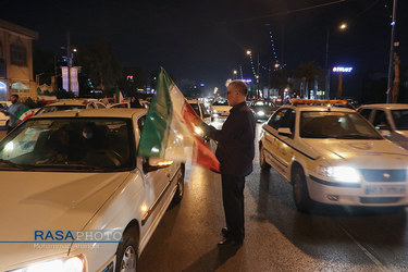 جشن پیروزی هواداران آیت الله رئیسی در اهواز