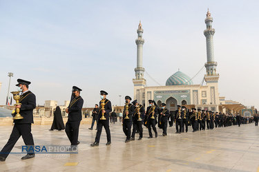 دسته عزاداری خادمان کریمه اهلبیت (ع) در روز وفات حضر ت معصومه (س)