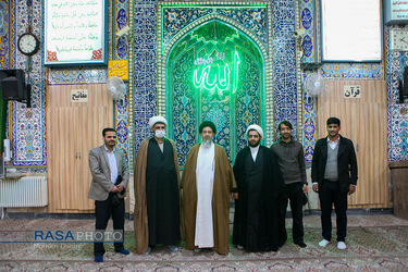 دیدار مسؤولان خبرگزاری رسا با امام جماعت مسجد جامع کرج