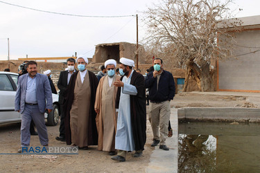 حضور نماینده ولی فقیه در استان سمنان در روستا‌های محروم