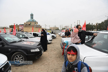 کاروان خودرویی در سالگرد شهادت حاج قاسم سلیمانی